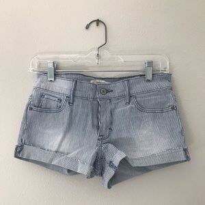 Hollister Striped Short Shorts